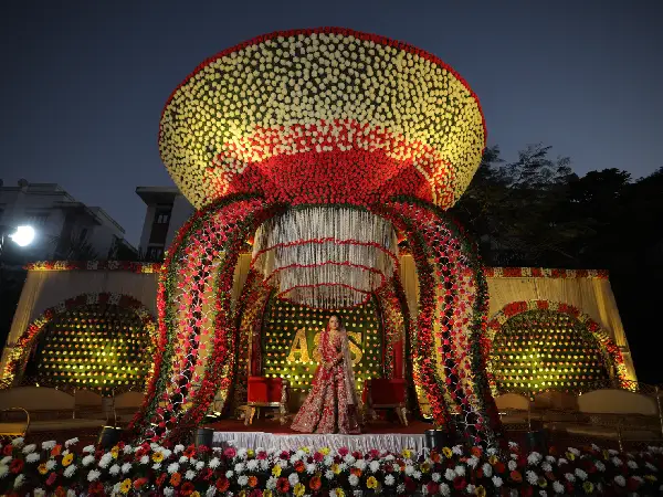 Intimate Floral Reception